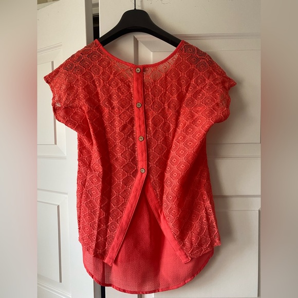 Coral top. Size M - Picture 2 of 2